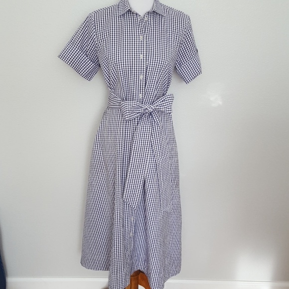 SOLD    Lisa Marie Fernandez Gingham Shirt Dress - Picture 3 of 8